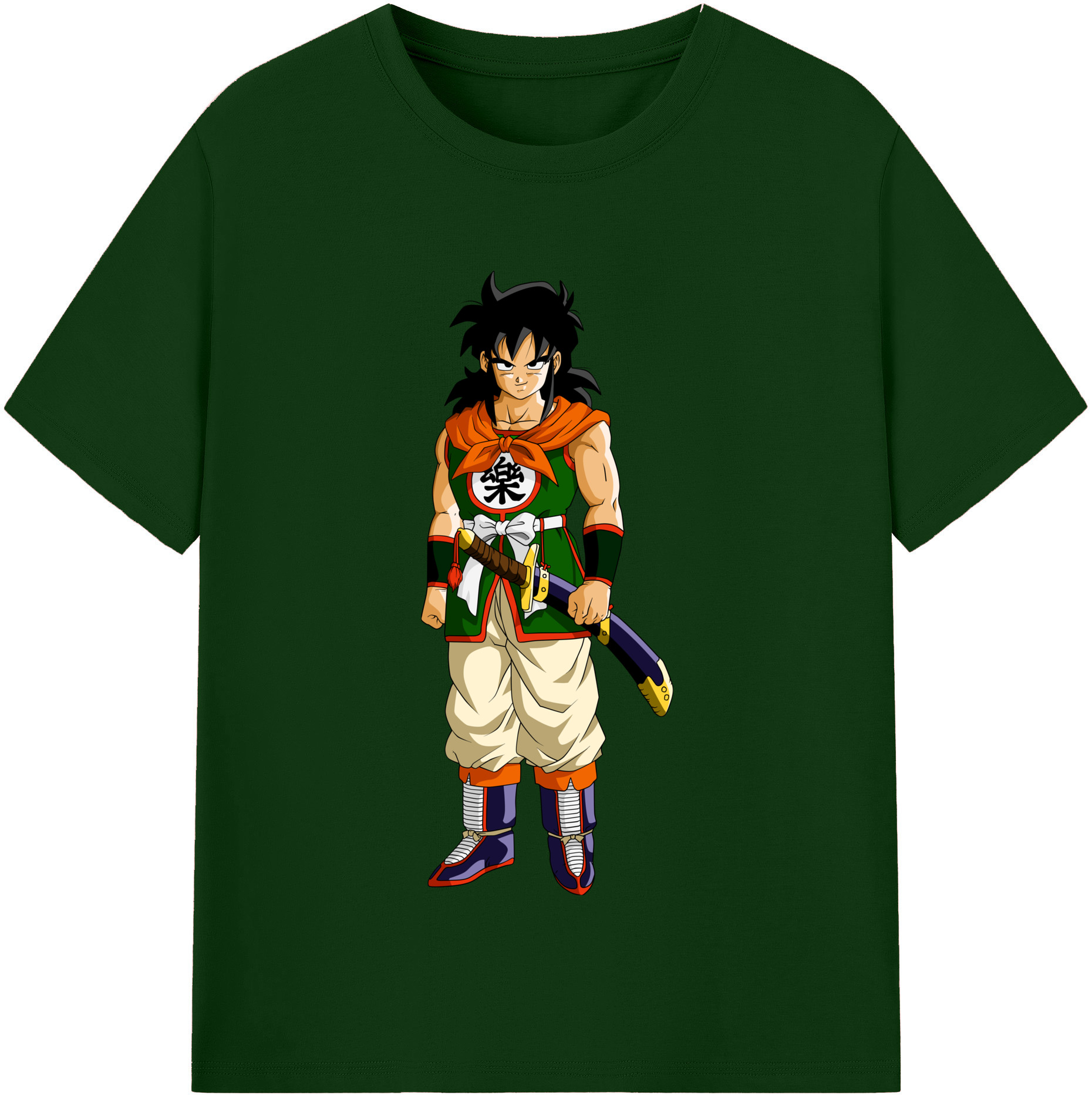 （画像用） ドラゴンボール ヤムチャ DRAGON BALL Yamcha 綿100％半袖Tシャツ（フロントプリント）
